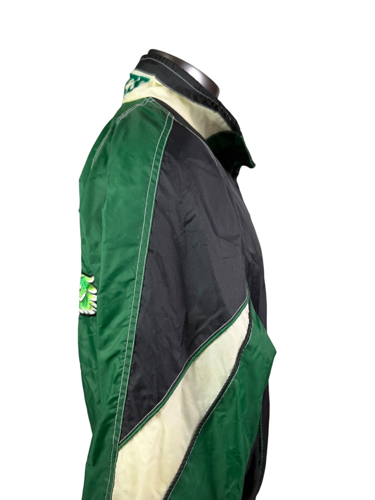 PHILADELPHIA EAGLES VINTAGE 1990'S PRO PLAYER LIGHT WEIGHT ZIP-UP JACKET ADULT LARGE