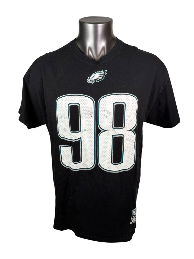 CONNOR BARWIN PHILADELPHIA EAGLES VINTAGE 2010'S PLAYER T-SHIRT ADULT XL