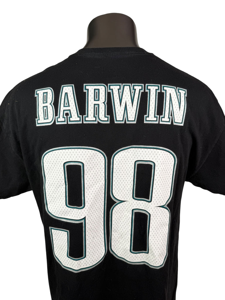 CONNOR BARWIN PHILADELPHIA EAGLES VINTAGE 2010'S PLAYER T-SHIRT ADULT XL