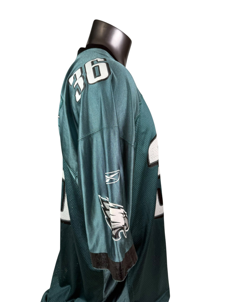 BRIAN WESTBROOK PHILADELPHIA EAGLES VINTAGE 2000'S  REEBOK JERSEY ADULT 2XL