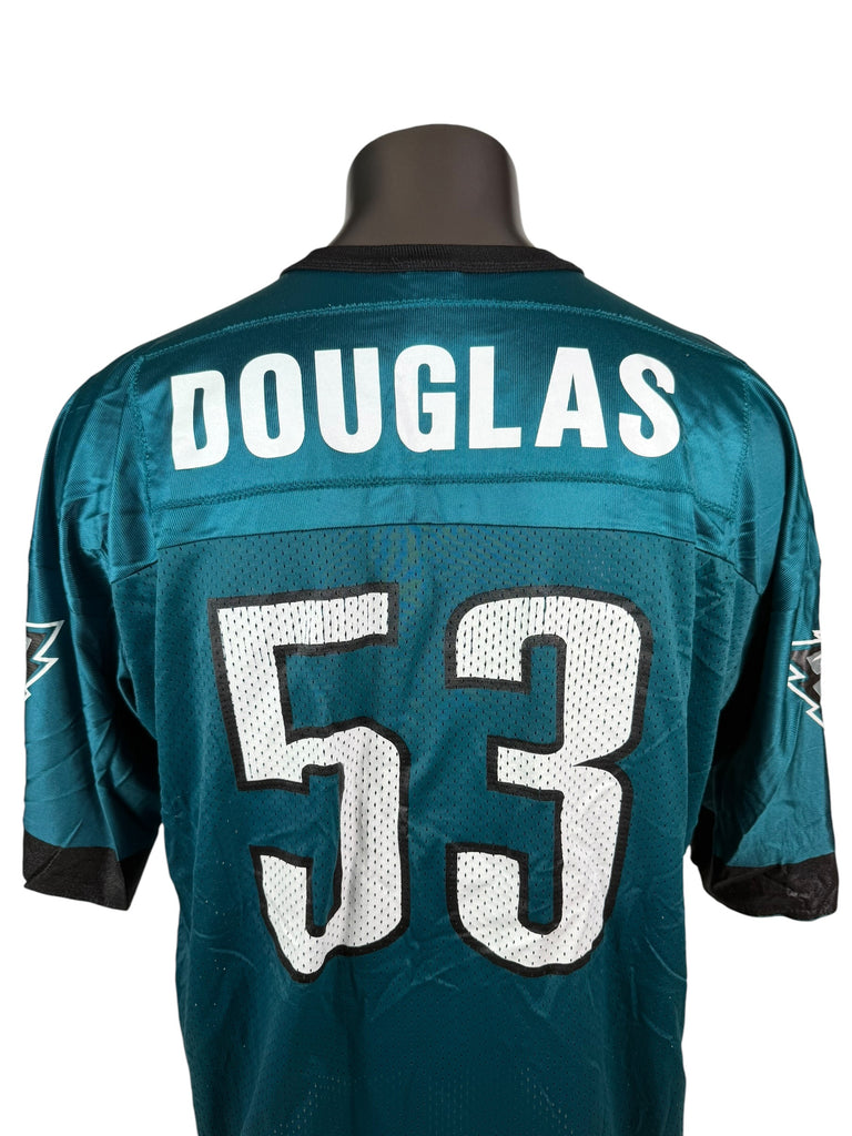 HUGH DOUGLAS PHILADELPHIA EAGLES VINTAGE 1990'S  CHAMPION JERSEY ADULT 48
