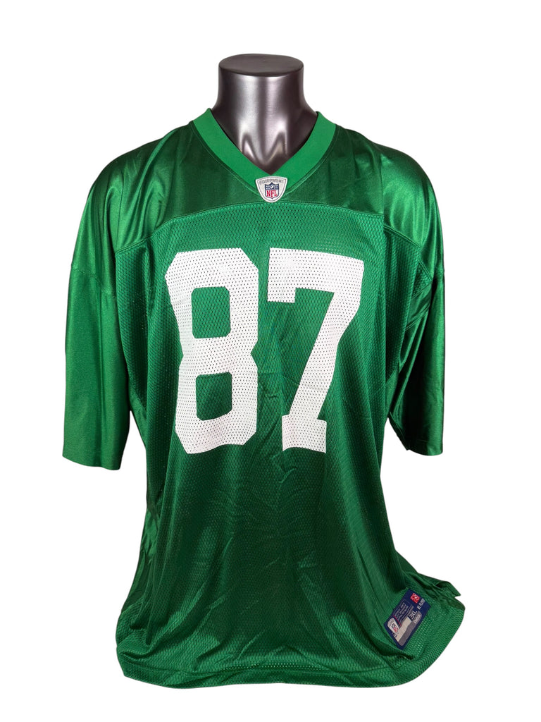 BRENT CELEK PHILADELPHIA EAGLES VINTAGE 2010 KELLY GREEN 50TH ANNIVERSARY REEBOK JERSEY ADULT 3XL