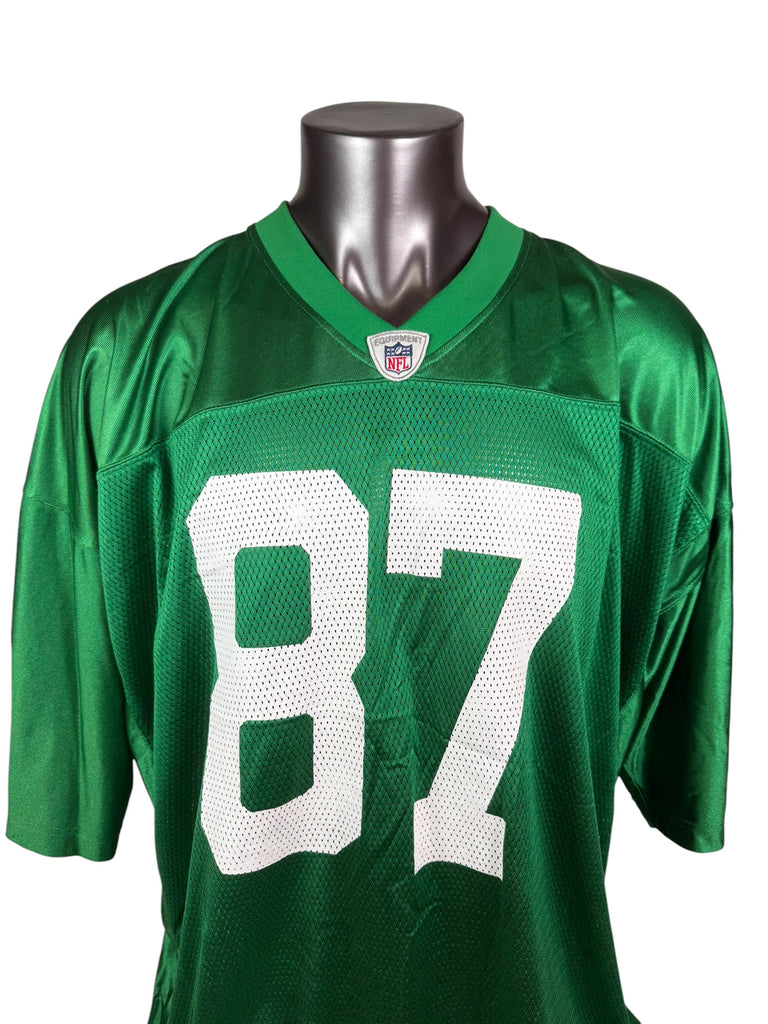 BRENT CELEK PHILADELPHIA EAGLES VINTAGE 2010 KELLY GREEN 50TH ANNIVERSARY REEBOK JERSEY ADULT 3XL