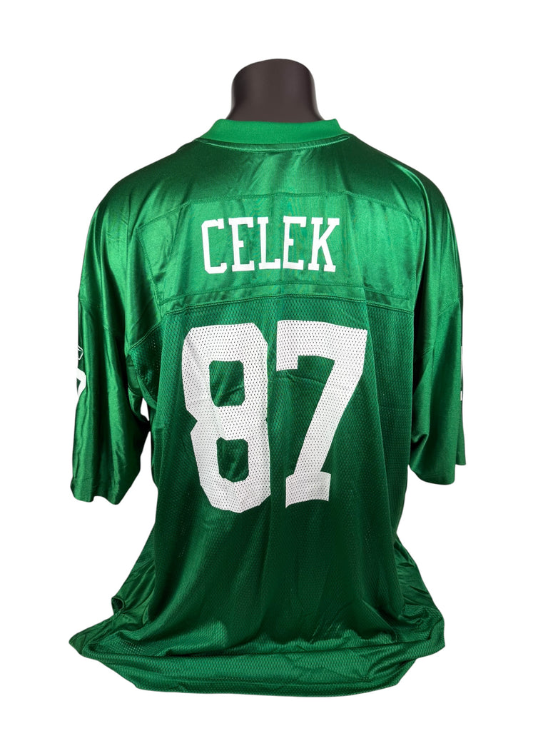 BRENT CELEK PHILADELPHIA EAGLES VINTAGE 2010 KELLY GREEN 50TH ANNIVERSARY REEBOK JERSEY ADULT 3XL