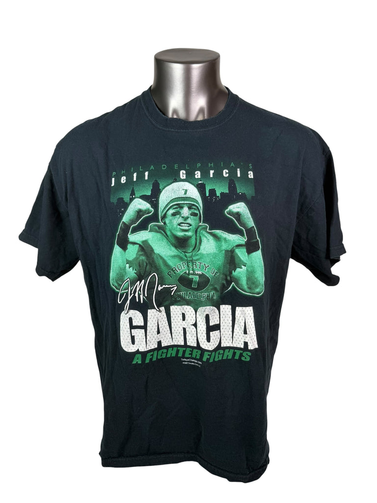JEFF GARCIA PHILADELPHIA EAGLES VINTAGE 2000'S T-SHIRT ADULT XL