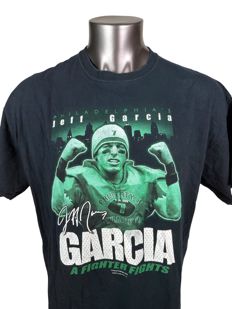 JEFF GARCIA PHILADELPHIA EAGLES VINTAGE 2000'S T-SHIRT ADULT XL