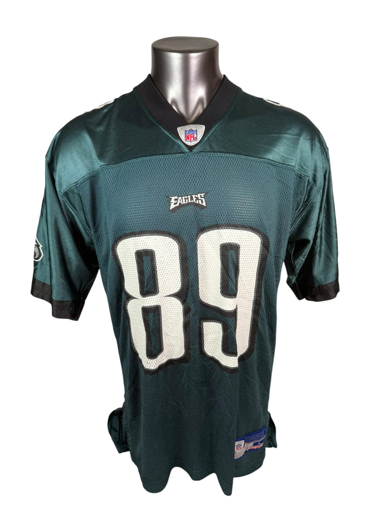CHAD LEWIS PHILADELPHIA EAGLES VINTAGE 2000'S REEBOK JERSEY ADULT LARGE