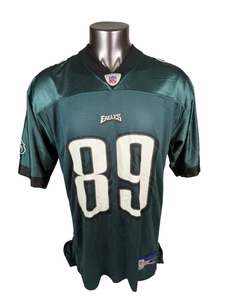 CHAD LEWIS PHILADELPHIA EAGLES VINTAGE 2000'S REEBOK JERSEY ADULT LARGE