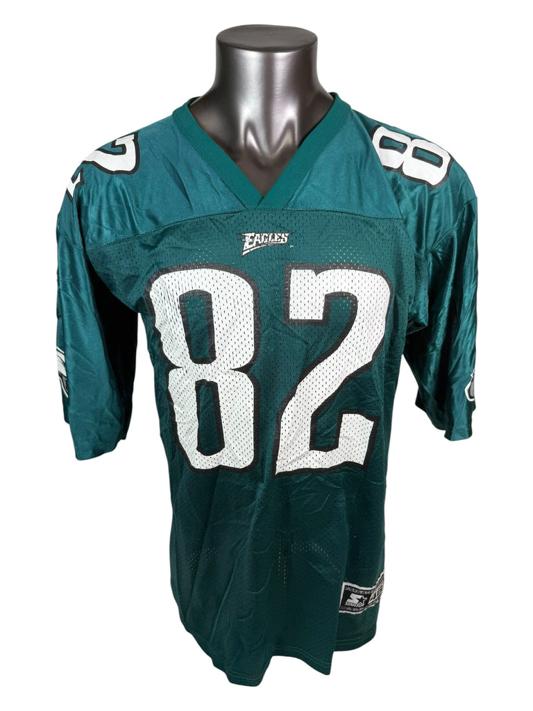 CHRIS T. JONES PHILADELPHIA EAGLES VINTAGE 1990'S STARTER JERSEY ADULT 46
