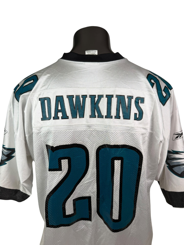 BRIAN DAWKINS PHILADELPHIA EAGLES VINTAGE 2000'S  REEBOK  JERSEY ADULT 2XL