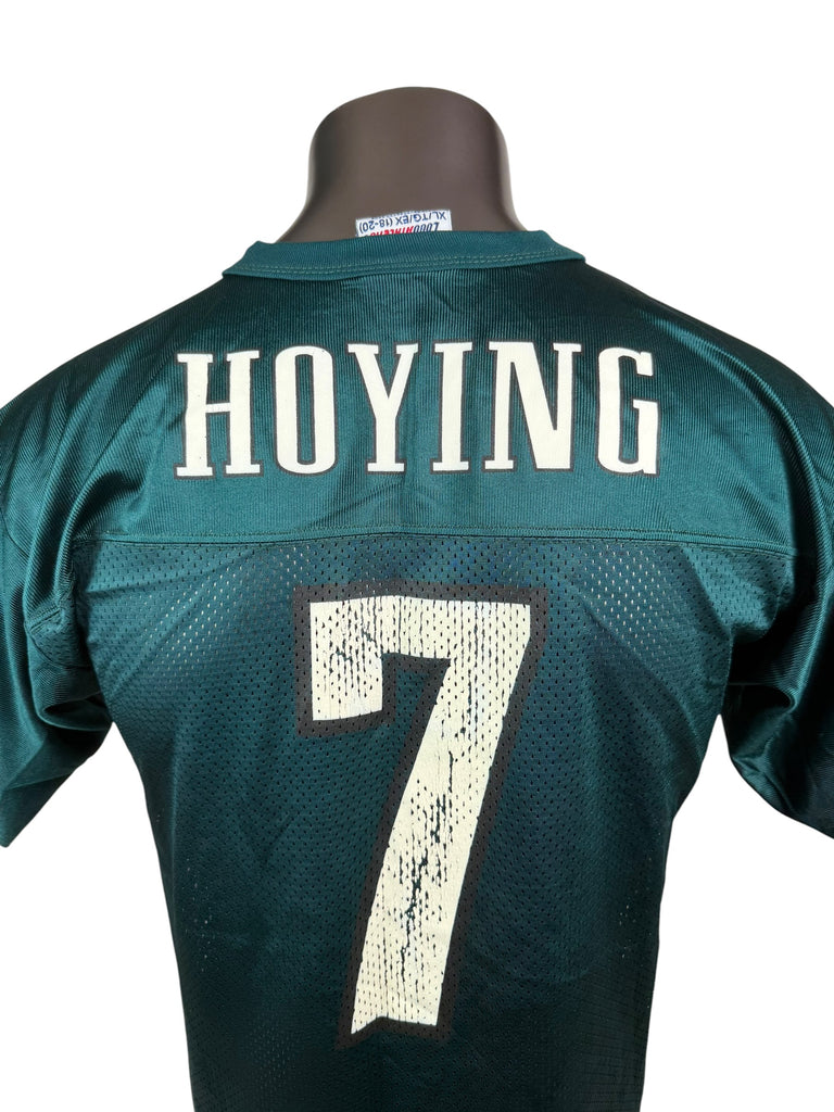 BOBBY HOYING PHILADELPHIA EAGLES VINTAGE 1990'S LOGO ATHLETIC JERSEY YOUTH XL