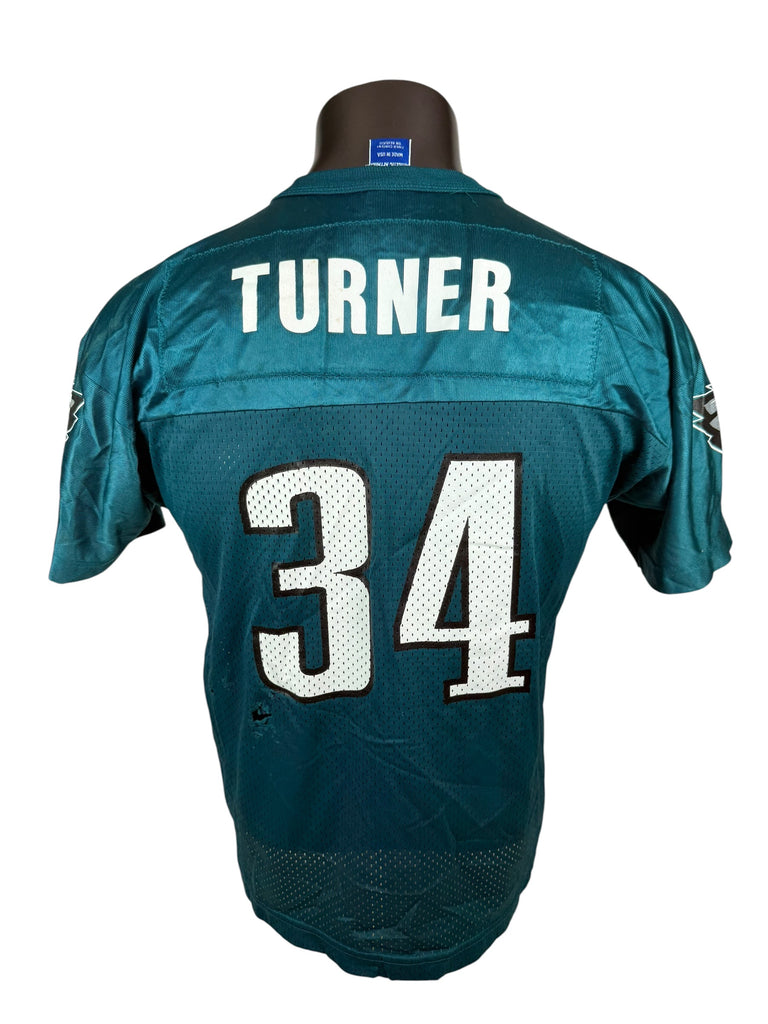 KEVIN TURNER PHILADELPHIA EAGLES VINTAGE 1990'S CHAMPION JERSEY YOUTH XL