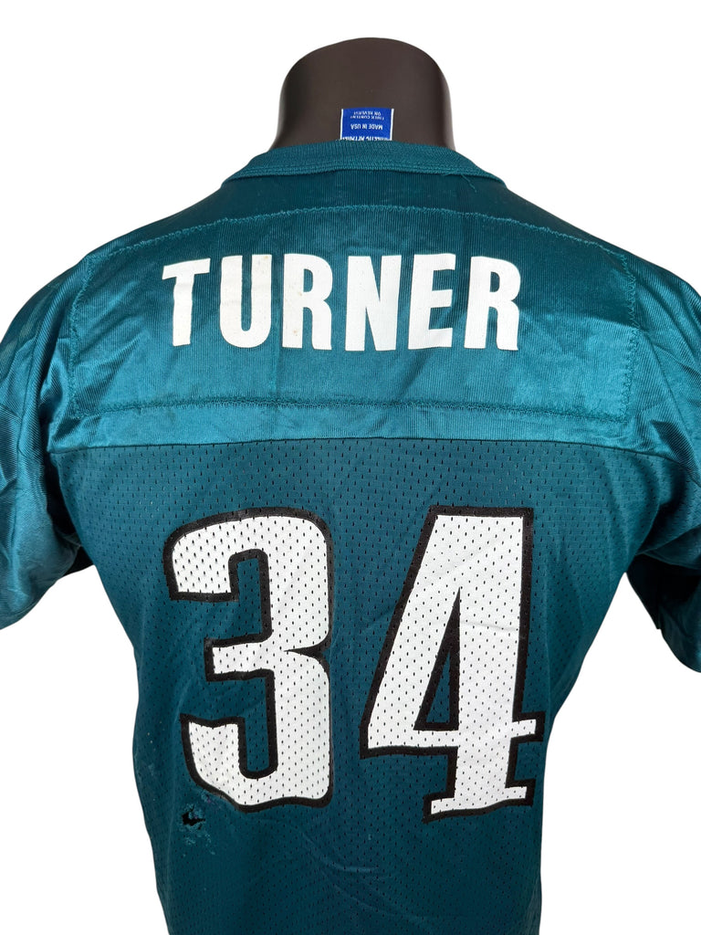 KEVIN TURNER PHILADELPHIA EAGLES VINTAGE 1990'S CHAMPION JERSEY YOUTH XL