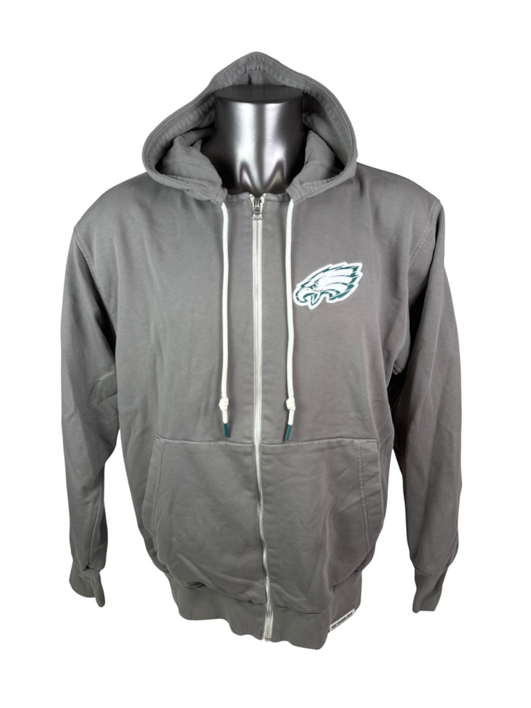 PHILADELPHIA EAGLES TEAM ISSUED NIKE DRI-FIT ZIP-UP HOODIE SWEATSHIRT ADULT XL