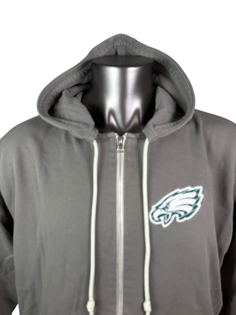 PHILADELPHIA EAGLES TEAM ISSUED NIKE DRI-FIT ZIP-UP HOODIE SWEATSHIRT ADULT XL