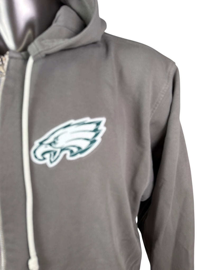 PHILADELPHIA EAGLES TEAM ISSUED NIKE DRI-FIT ZIP-UP HOODIE SWEATSHIRT ADULT XL