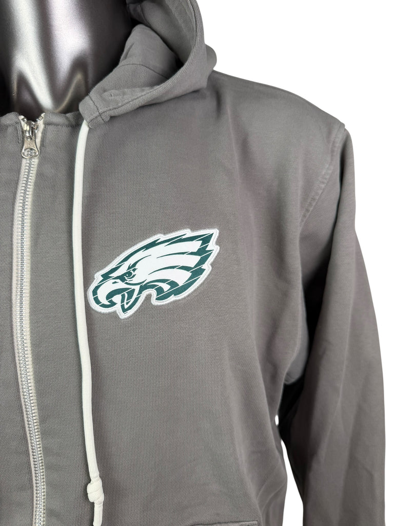 PHILADELPHIA EAGLES TEAM ISSUED NIKE DRI-FIT ZIP-UP HOODIE SWEATSHIRT ADULT XL