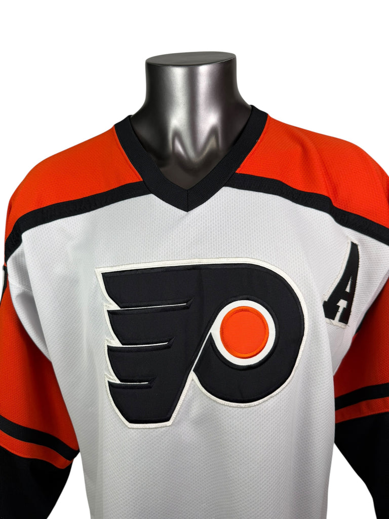 ROD BRIND'AMOUR  PHILADELPHIA FLYERS VINTAGE 1990'S AUTHENTIC STARTER JERSEY ADULT LARGE