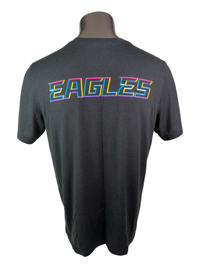 PHILADELPHIA EAGLES TEAM ISSUED CRUCIAL CATCH CANCER DRI-FIT NIKE T-SHIRT ADULT XL