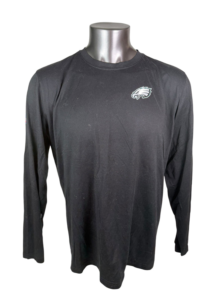 PHILADELPHIA EAGLES TEAM ISSUED DRI-FIT NIKE LONG SLEEVE T-SHIRT ADULT XL