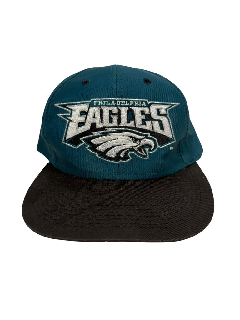 PHILADELPHIA EAGLES VINTAGE 1990'S TEAM NFL LOGO 7 SNAPBACK ADULT HAT