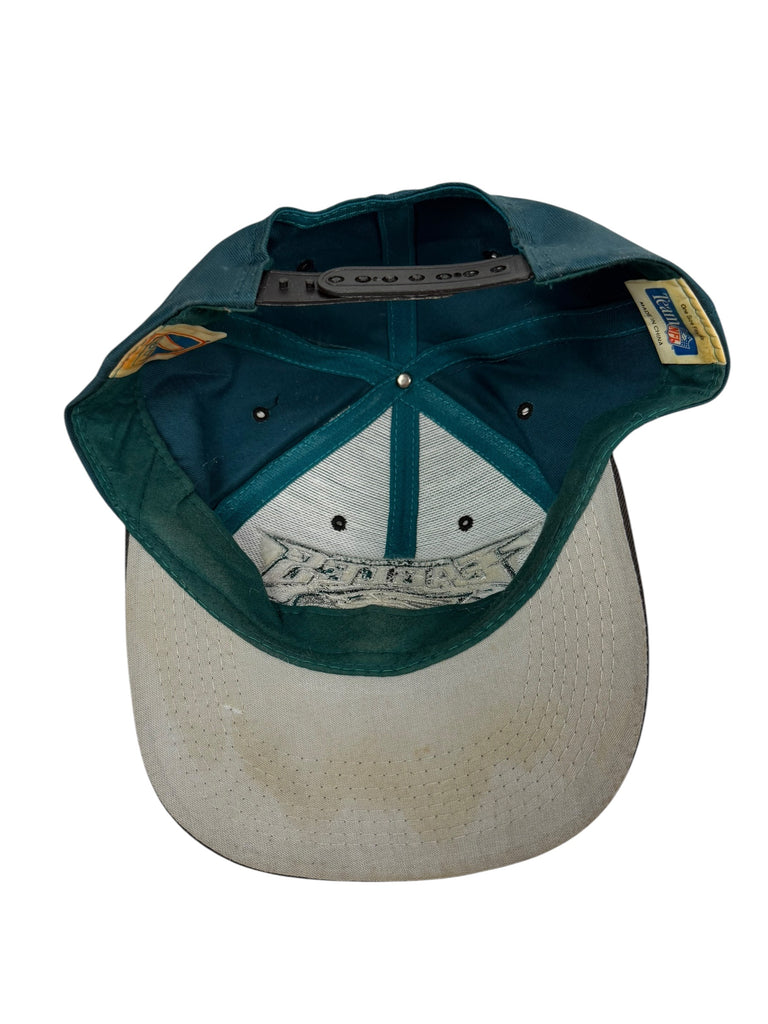 PHILADELPHIA EAGLES VINTAGE 1990'S TEAM NFL LOGO 7 SNAPBACK ADULT HAT