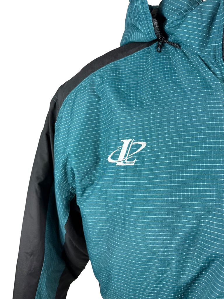 PHILADELPHIA EAGLES VINTAGE 1990'S PRO LINE AUTHENTIC LOGO ATHLETIC HOODED WINTER JACKET ADULT LARGE