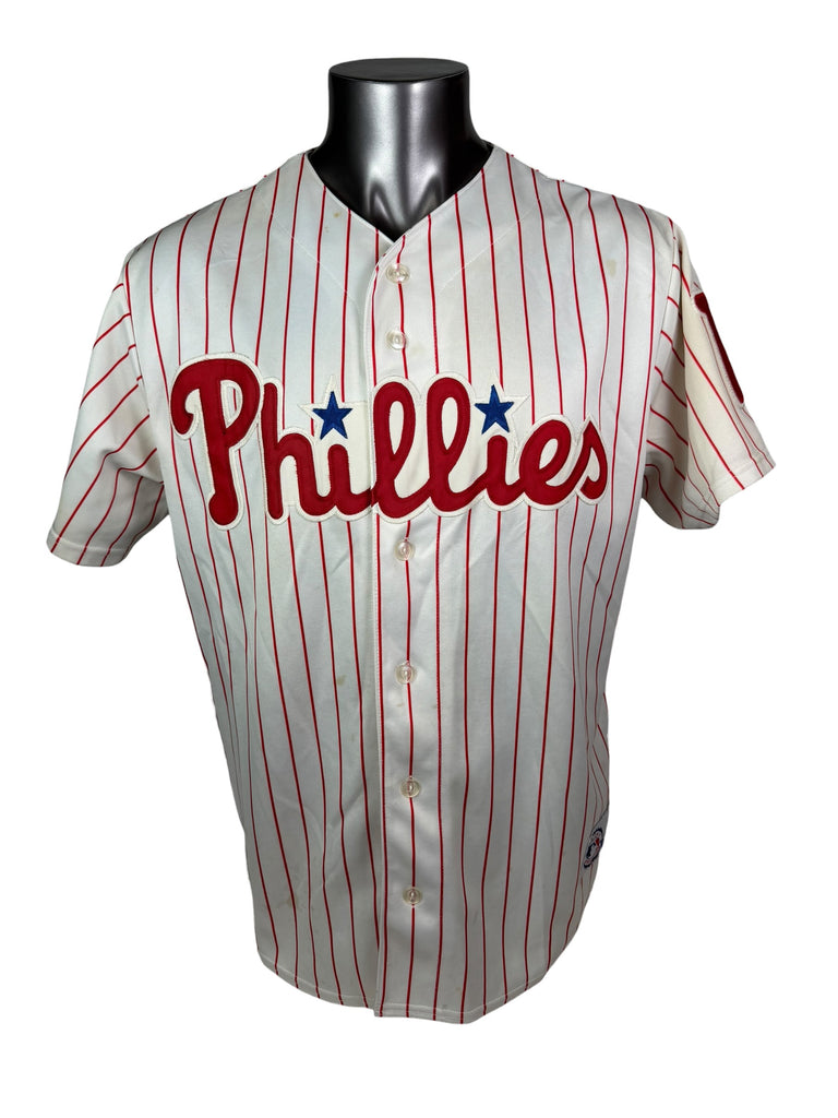 DARREN DAULTON PHILADELPHIA PHILLIES VINTAGE 1990'S MAJESTIC AUTHENTIC JERSEY ADULT XL