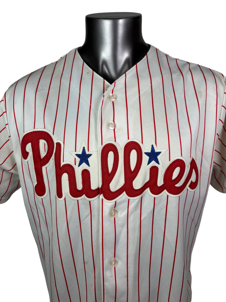 DARREN DAULTON PHILADELPHIA PHILLIES VINTAGE 1990'S MAJESTIC AUTHENTIC JERSEY ADULT XL