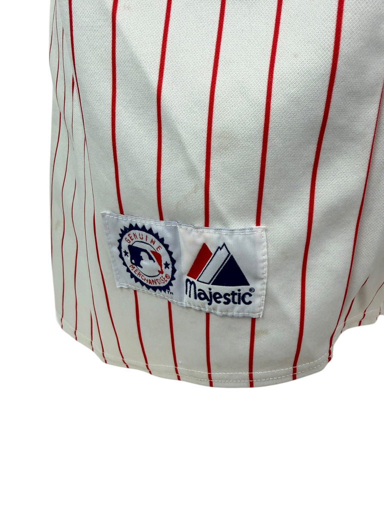 DARREN DAULTON PHILADELPHIA PHILLIES VINTAGE 1990'S MAJESTIC AUTHENTIC JERSEY ADULT XL