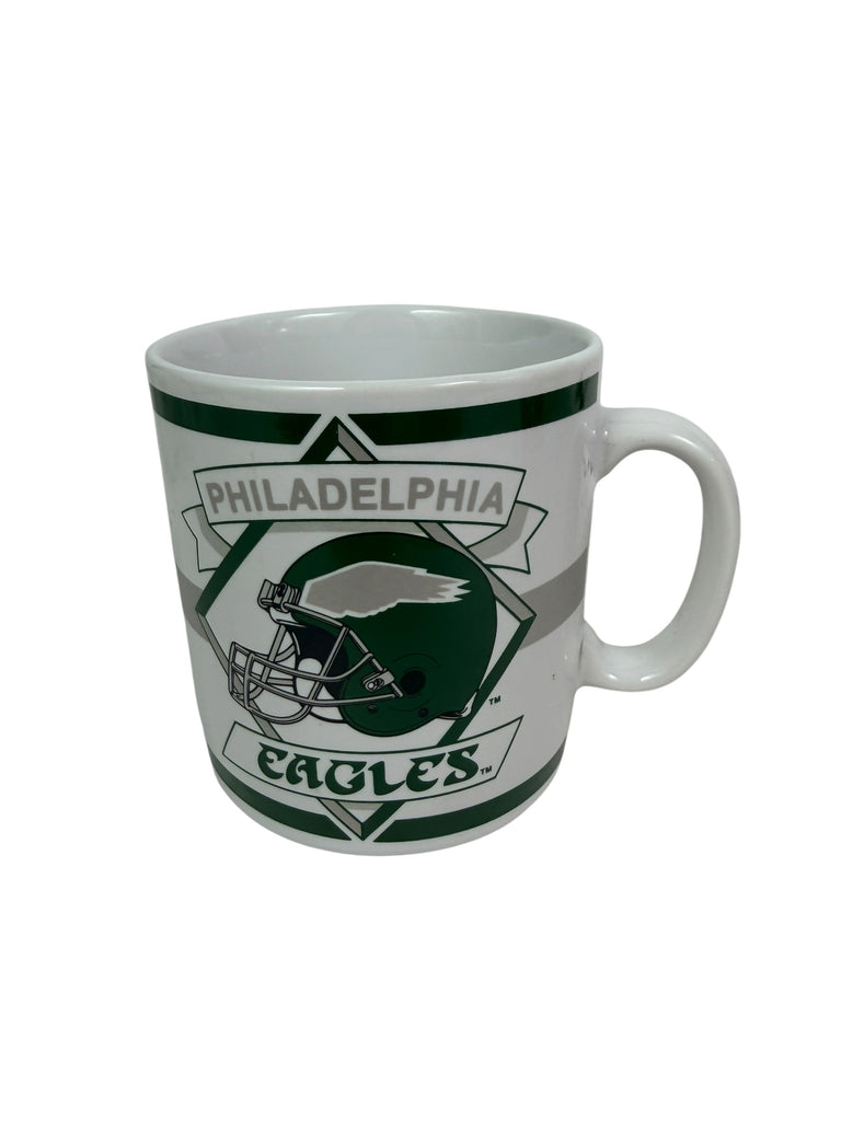 PHILADELPHIA EAGLES VINTAGE 1990'S RUSS CERAMIC 20OZ TEAM NFL COFFEE MUG