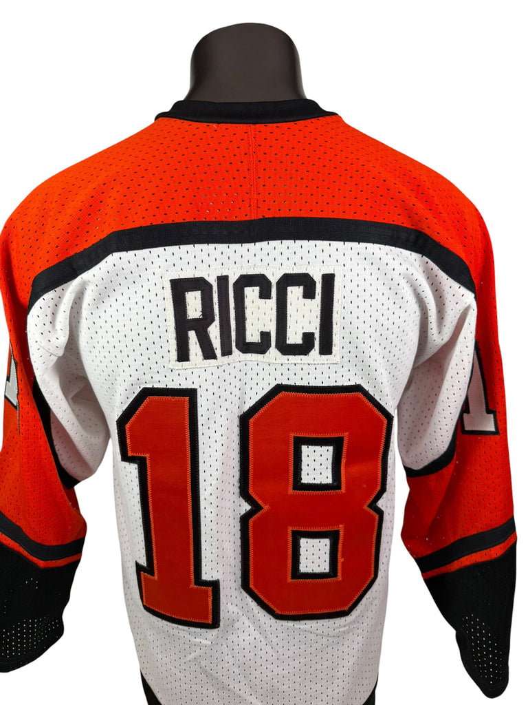 MIKE RICCI PHILADELPHIA FLYERS VINTAGE 1990'S AUTHENTIC JERSEY ADULT LARGE