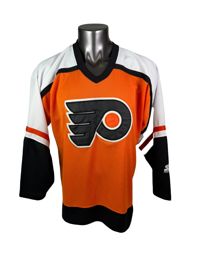 PHILADELPHIA FLYERS VINTAGE 1990'S STARTER JERSEY ADULT LARGE
