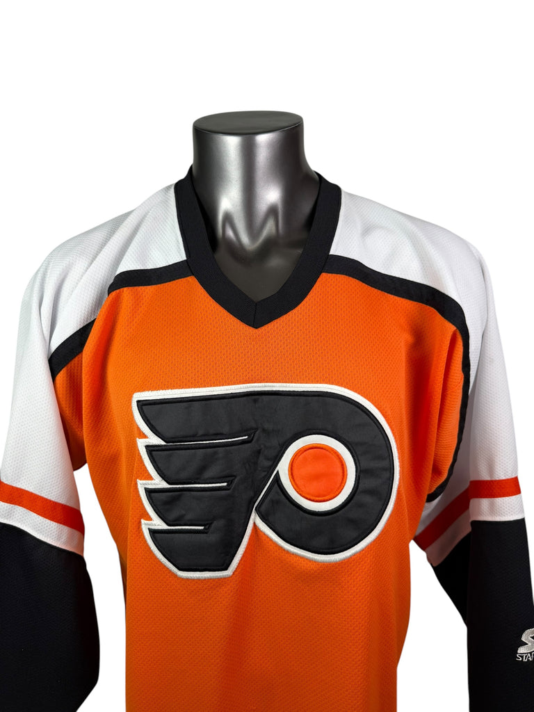 PHILADELPHIA FLYERS VINTAGE 1990'S STARTER JERSEY ADULT LARGE