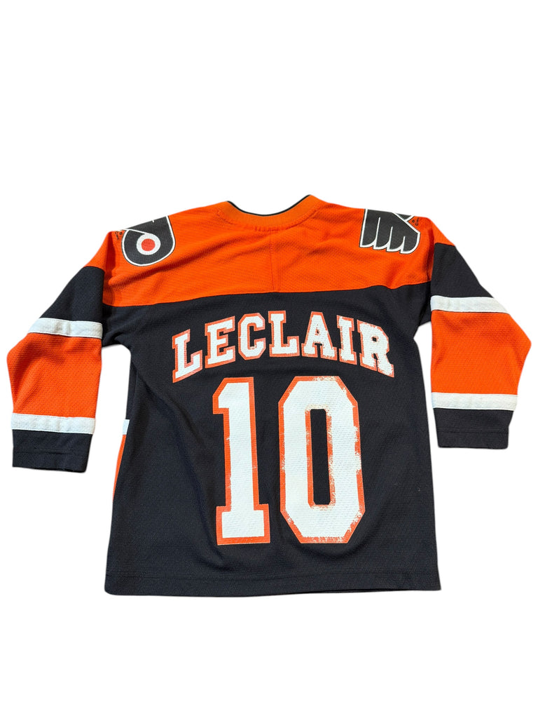 JOHN LECLAIR PHILADELPHIA FLYERS VINTAGE 1990'S MIGHTY MAC JERSEY YOUTH SMALL