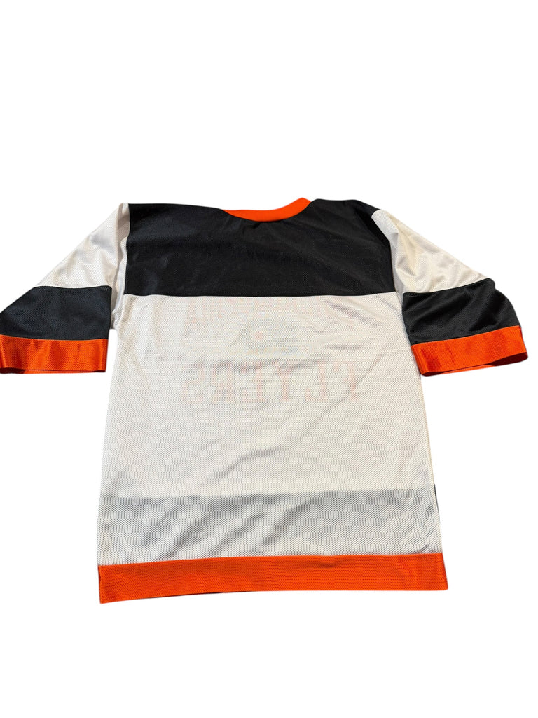 PHILADELPHIA FLYERS VINTAGE 1990'S LOGO ATHLETIC JERSEY YOUTH LARGE