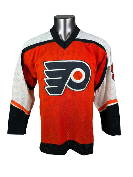 PELE EKLUND PHILADELPHIA FLYERS VINTAGE 1980'S CCM AUTHENTIC JERSEY ADULT MEDIUM