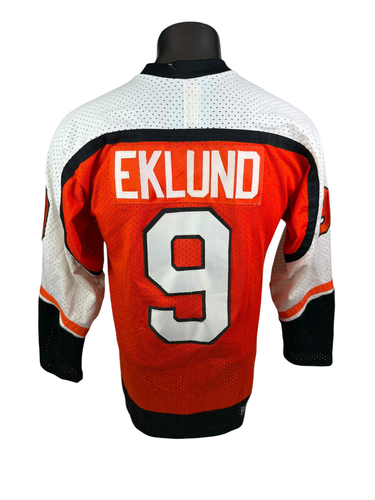 PELE EKLUND PHILADELPHIA FLYERS VINTAGE 1980'S CCM AUTHENTIC JERSEY ADULT MEDIUM