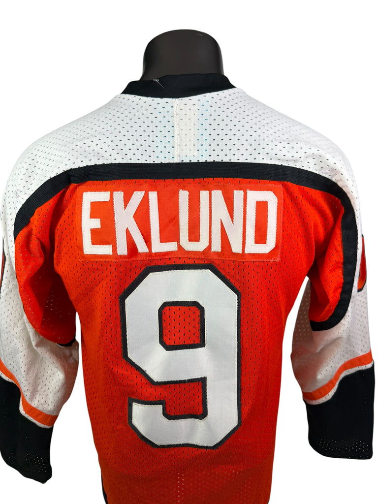 PELE EKLUND PHILADELPHIA FLYERS VINTAGE 1980'S CCM AUTHENTIC JERSEY ADULT MEDIUM