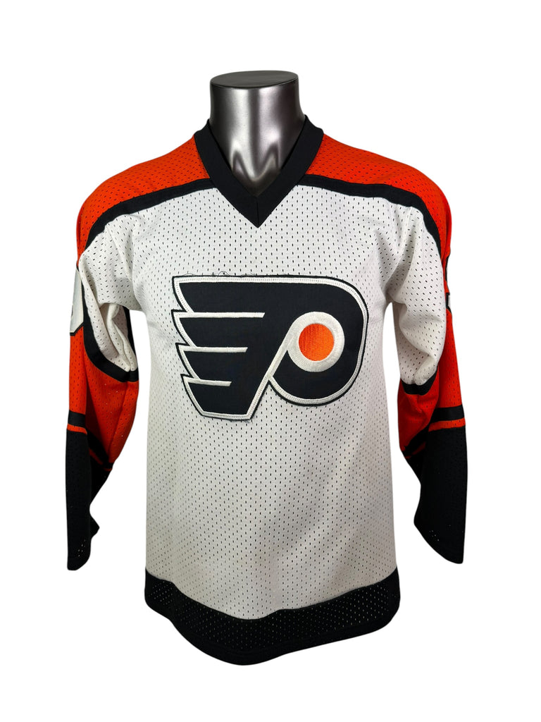 PELE EKLUND PHILADELPHIA FLYERS VINTAGE 1980'S CCM AUTHENTIC JERSEY ADULT SMALL