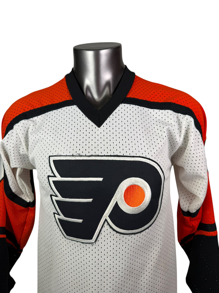 PELE EKLUND PHILADELPHIA FLYERS VINTAGE 1980'S CCM AUTHENTIC JERSEY ADULT SMALL