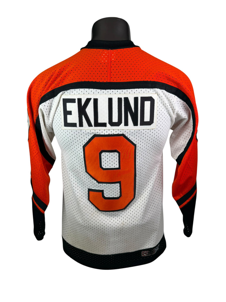 PELE EKLUND PHILADELPHIA FLYERS VINTAGE 1980'S CCM AUTHENTIC JERSEY ADULT SMALL