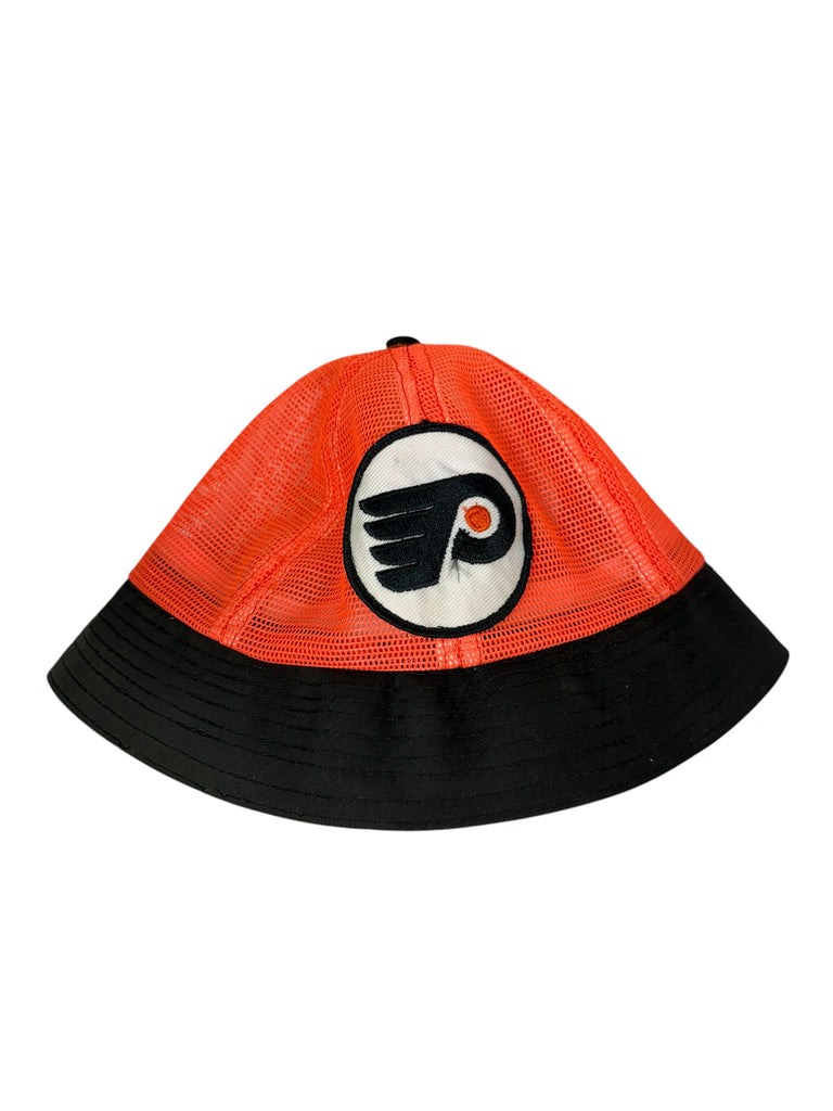 PHILADELPHIA FLYERS VINTAGE 1980'S MESH BUCKET HAT ADULT MEDIUM