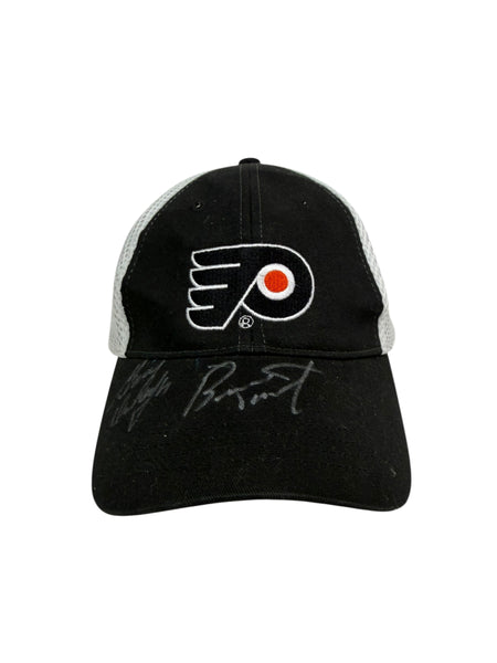 BERNIE PARENT & GARY DORNHOEFER PHILADELPHIA FLYERS SIGNED FLEX-FIT ADULT HAT
