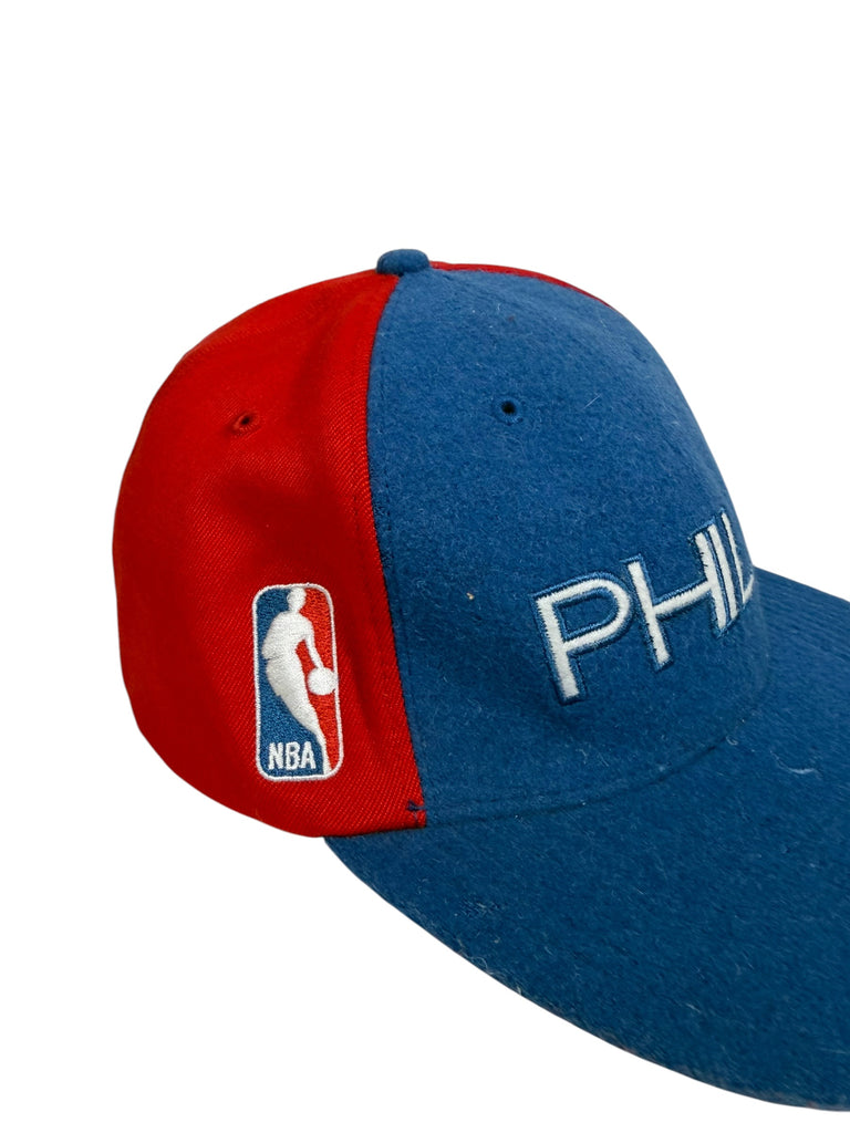 PHILADELPHIA 76ERS VINTAGE 2000'S NIKE PHILA THROWBACK FITTED ADULT HAT XL