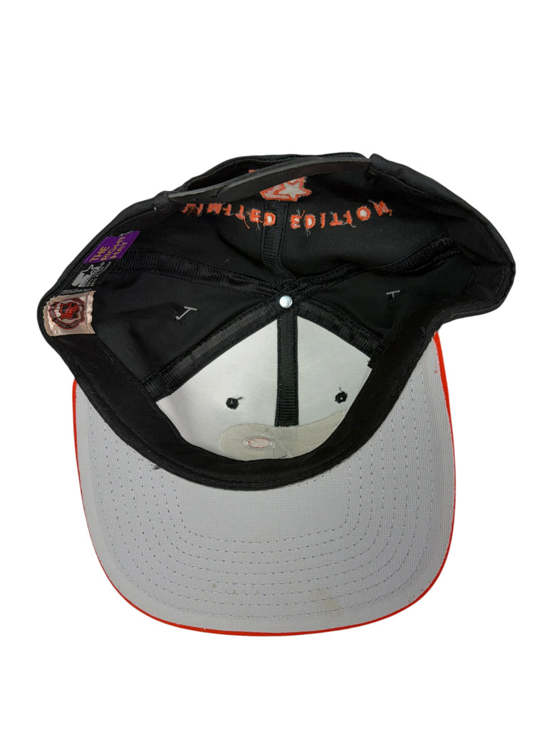 BERNIE PARENT PHILADELPHIA FLYERS VINTAGE 1990'S SIGNED STARTER LIMITED SNAPBACK ADULT HAT