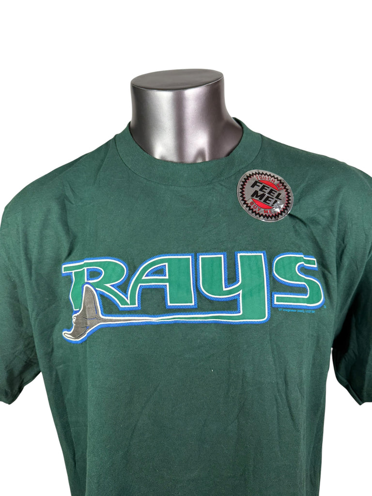 TAMPA BAY DEVIL RAYS VINTAGE 2001  LEE MLB T-SHIRT ADULT XL