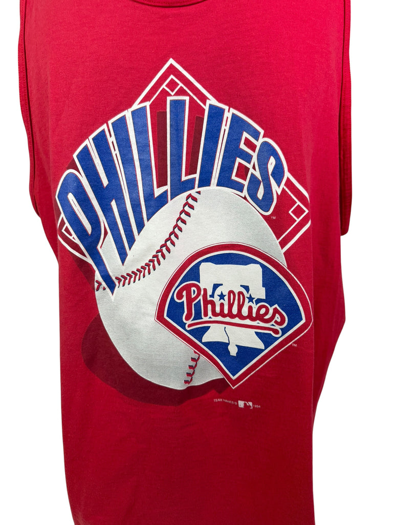 PHILADELPHIA PHILLIES VINTAGE 1990'S TEAM HANES TANK TOP ADULT XL