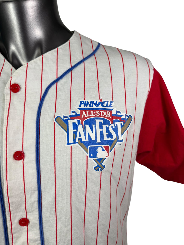 PHILADELPHIA PHILLIES VINTAGE 1996 ALL-STAR GAME FANFEST MAJESTIC JERSEY ADULT LARGE