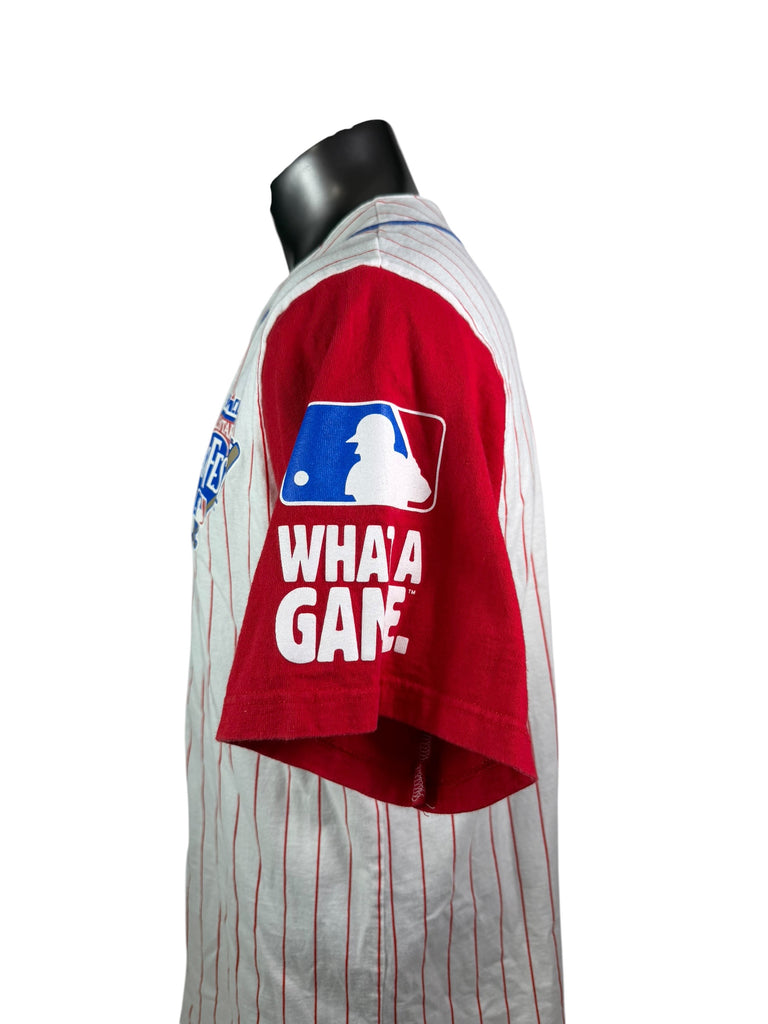 PHILADELPHIA PHILLIES VINTAGE 1996 ALL-STAR GAME FANFEST MAJESTIC JERSEY ADULT LARGE